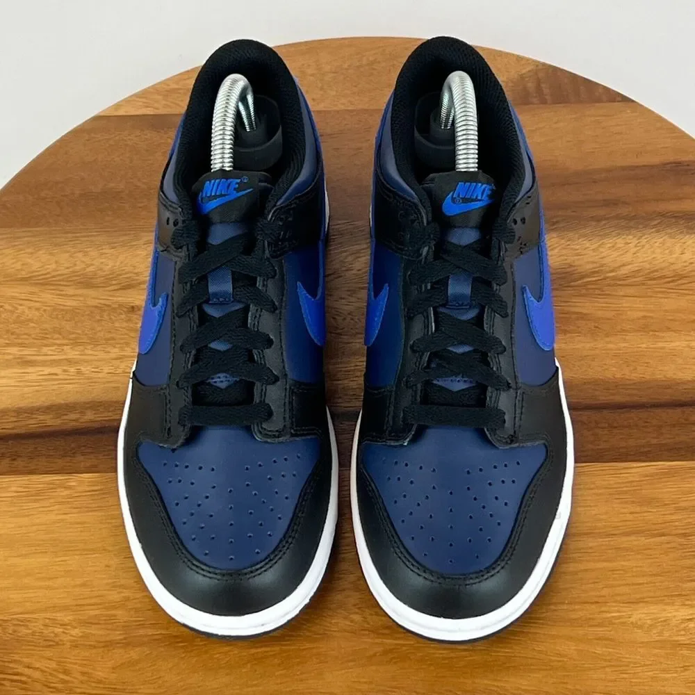 New Big Kids Nike Dunk Low‎ DH9765 402 Midnight Navy Game Royal Black Size 7 Y